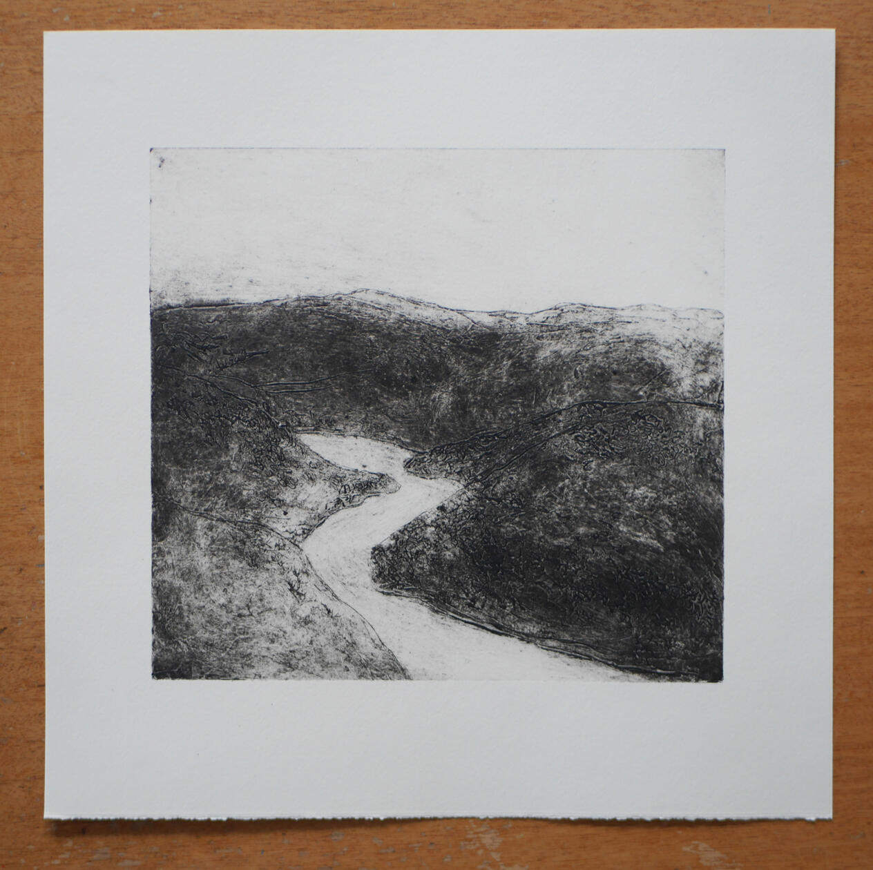 Mata-Au (collagraph)