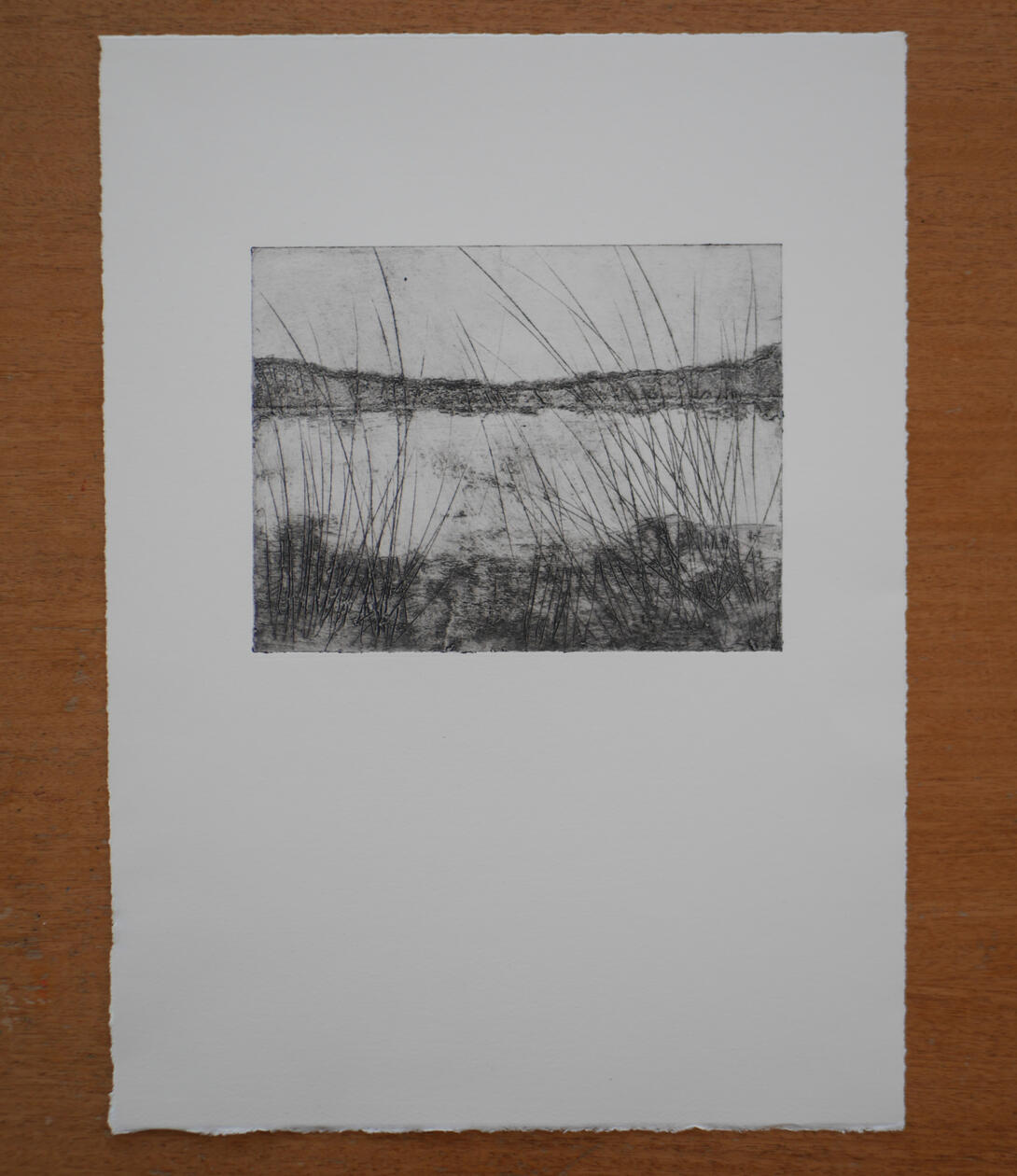 Estuary (collagraph) - SOLD