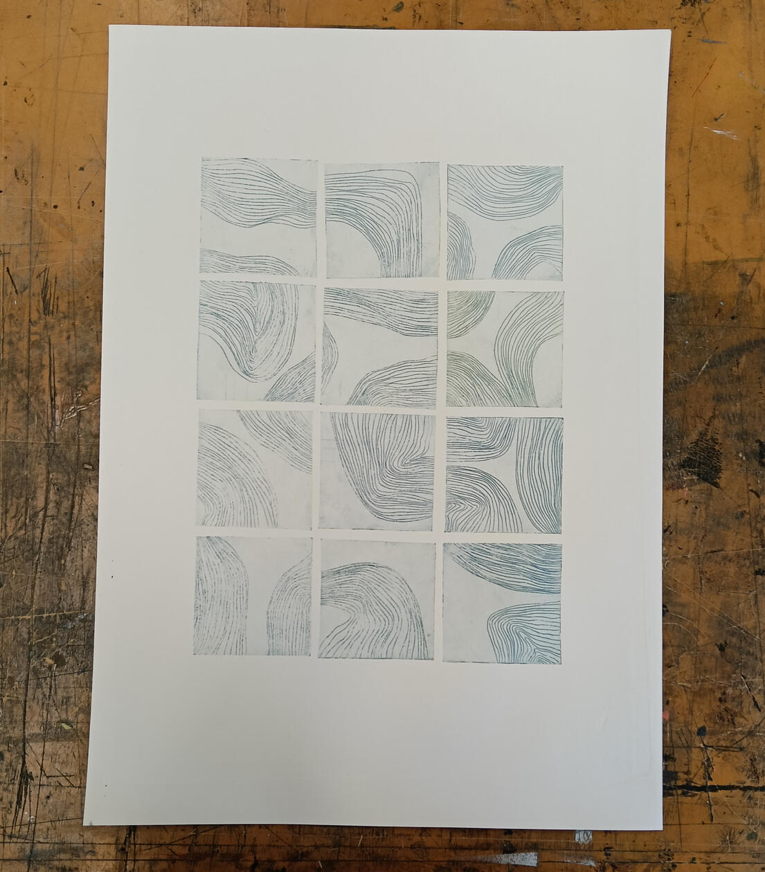 Traceflow (drypoint)