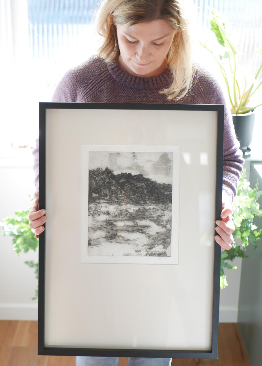 Matakatia (collagraph) - SOLD